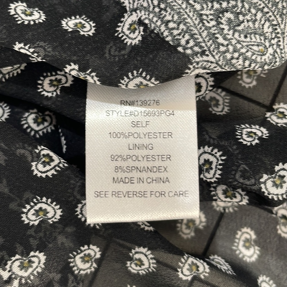 Daniel Rainn Black And White Patchwork Design, Bl… - image 8